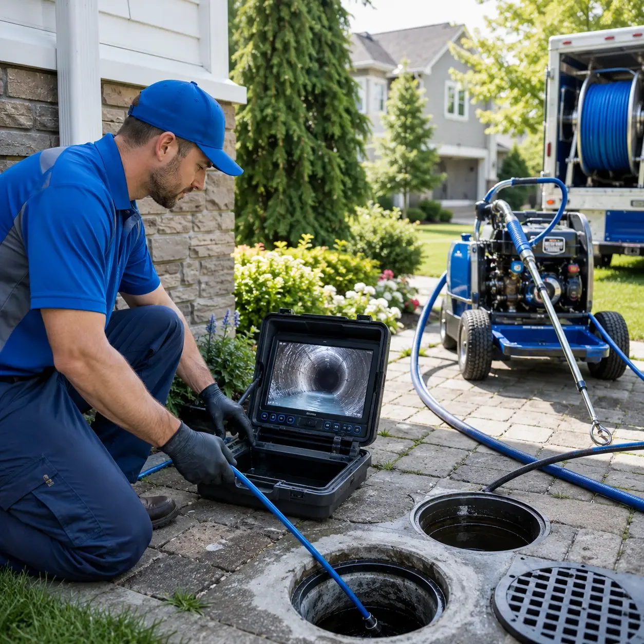 Outdoor drain cleaning professionals serving Dunlap, IA